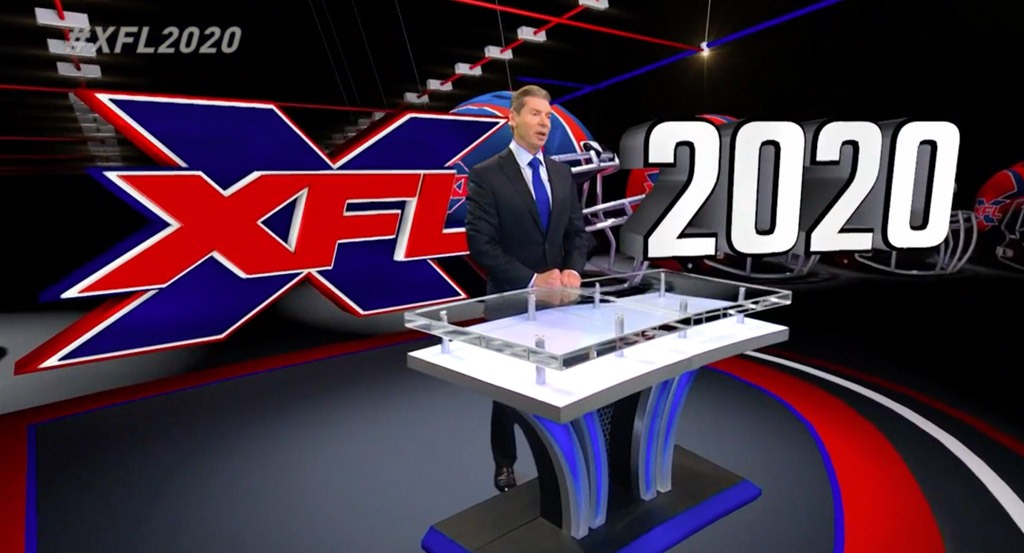 XFL host cities and venues to be announced next week