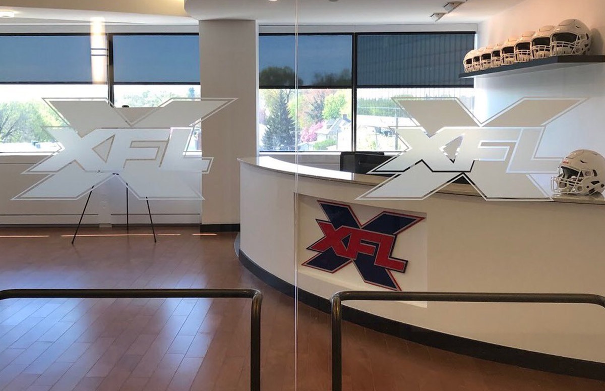 XFL shows off new office space