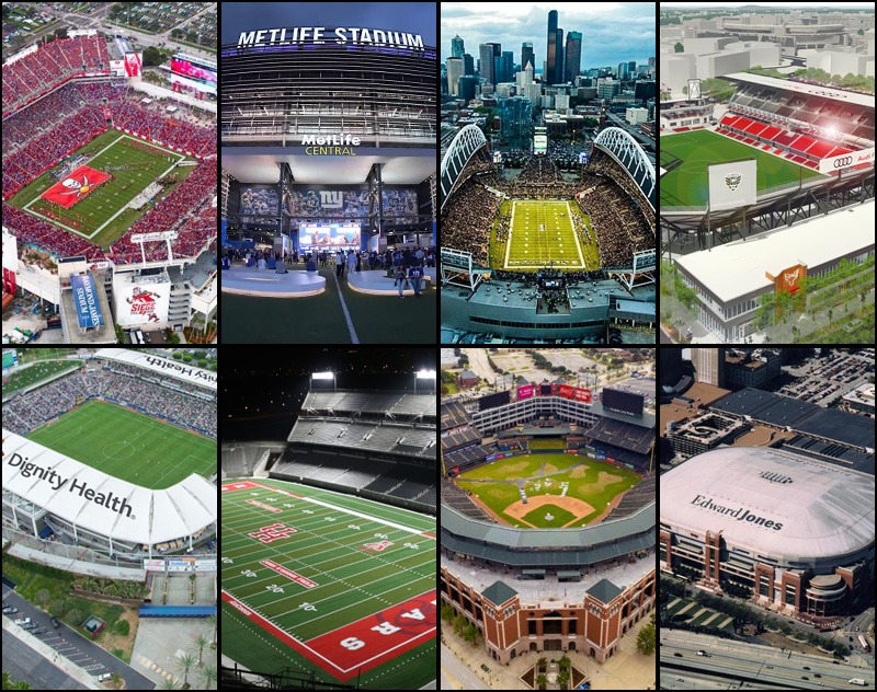 Getting to know the XFL Stadiums